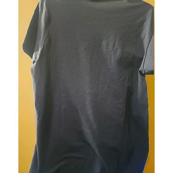 Disney Shirt Mens Black Neon Mickey Mouse Lights Outline Graphic Medium S129 NWT - Picture 4 of 5